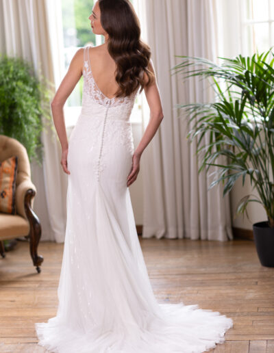 plus size fitted bridal dress
